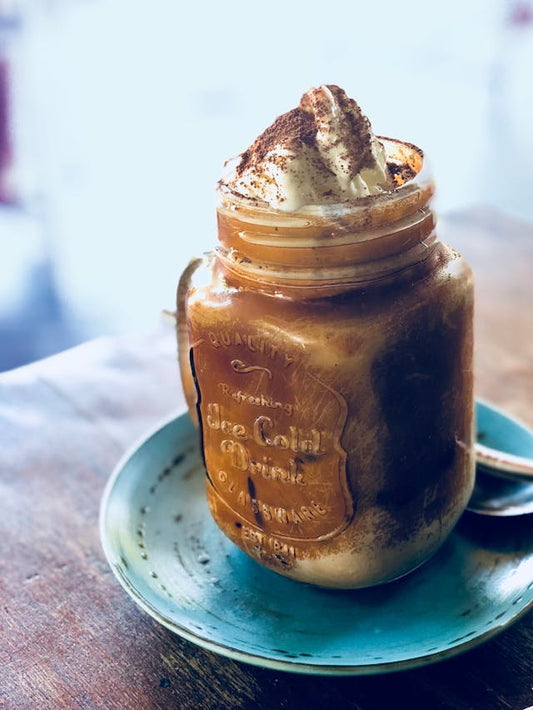 A mouthwatering specialty coffee drink 