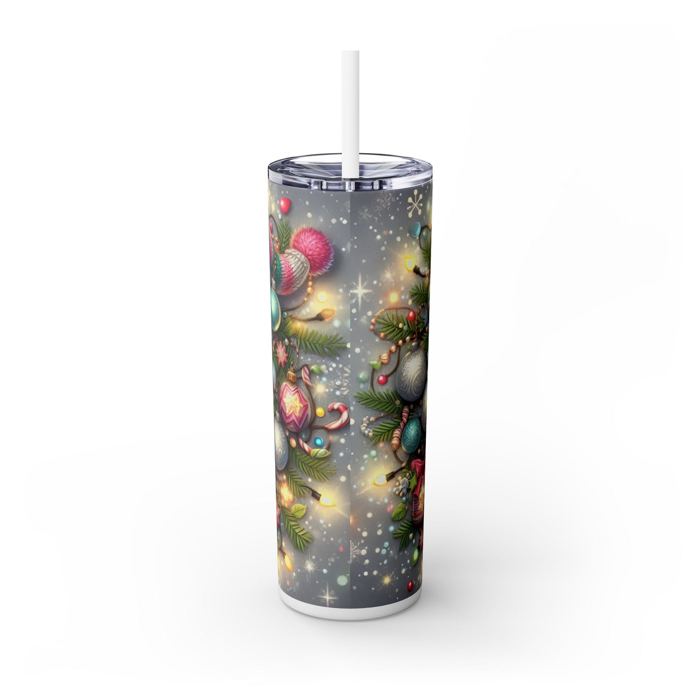 Tumbler Cup - Jingle All the Way Elf Design