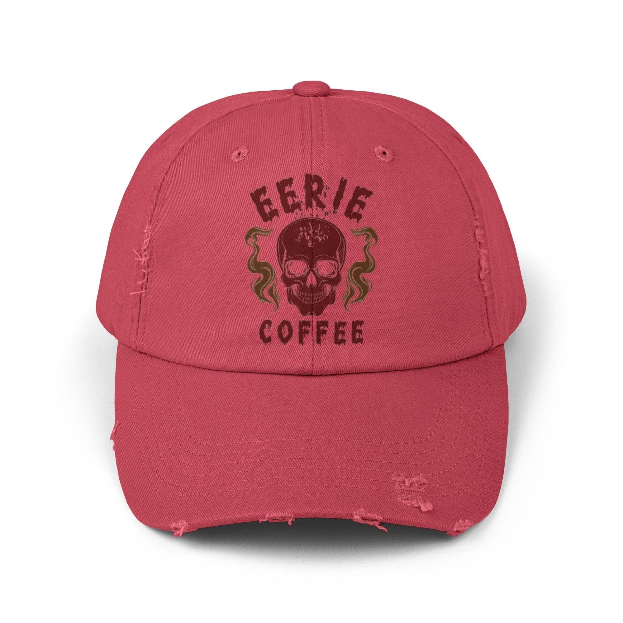 ECC branded Unisex Distressed Cap