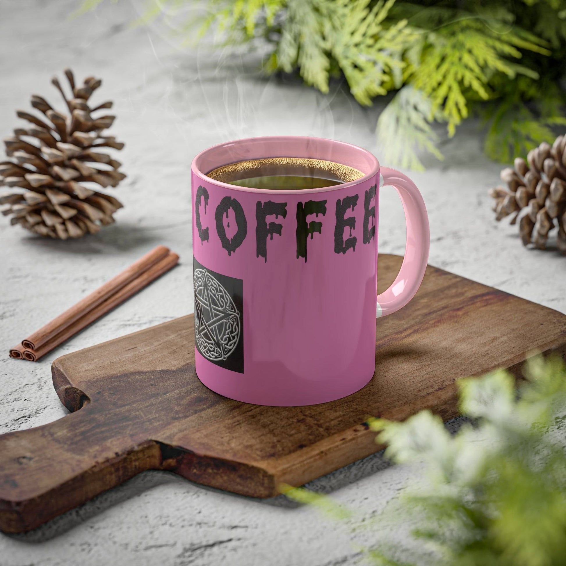 Pink Dual Color Mugs, 11oz - Eerie Coffee Company