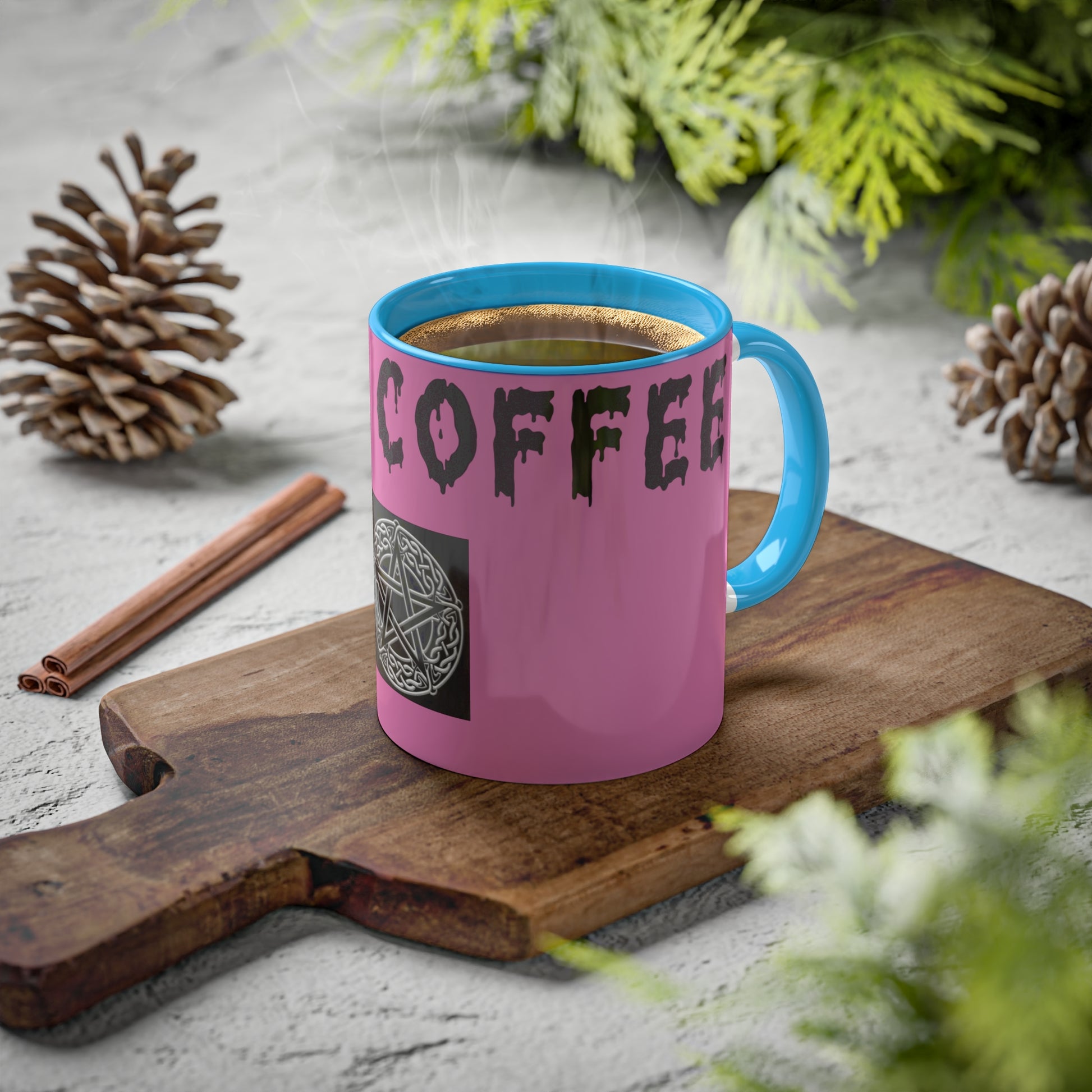 Pink Dual Color Mugs, 11oz - Eerie Coffee Company