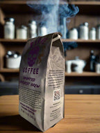 Haunted Harvest Brew side profile of bag