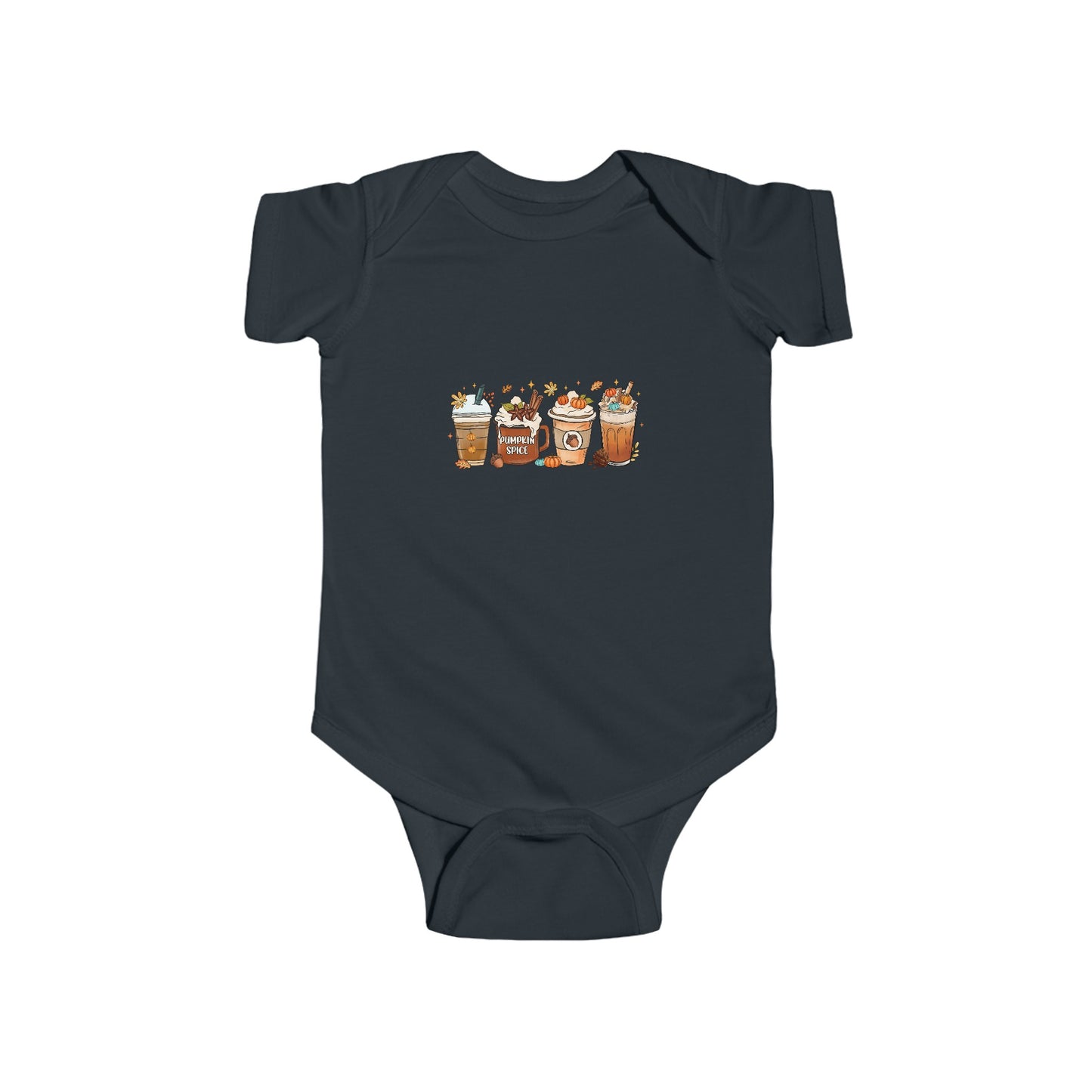 Infant Onesie - Eerie Coffee Pumpkin Spice and Latte