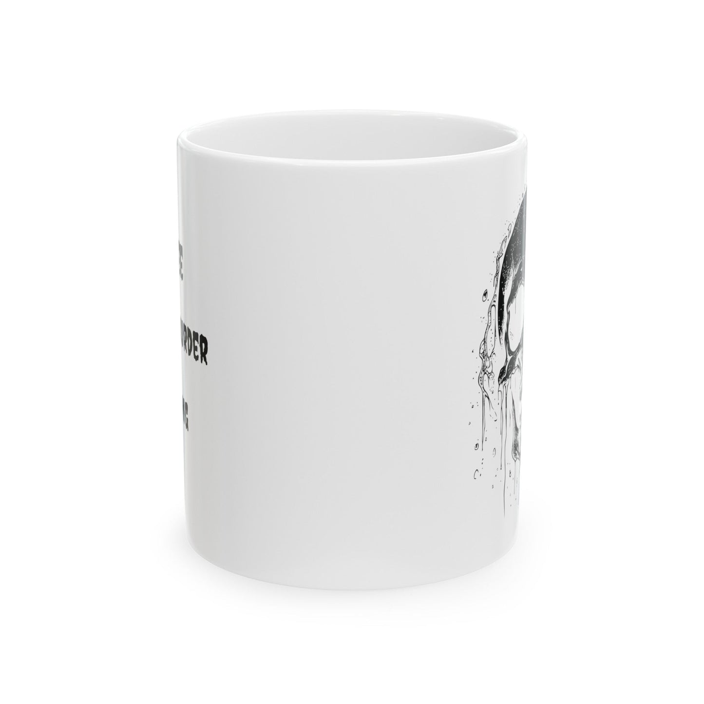 Murder is wrong Ceramic Mug, (11oz, 15oz) - Eerie Coffee Company