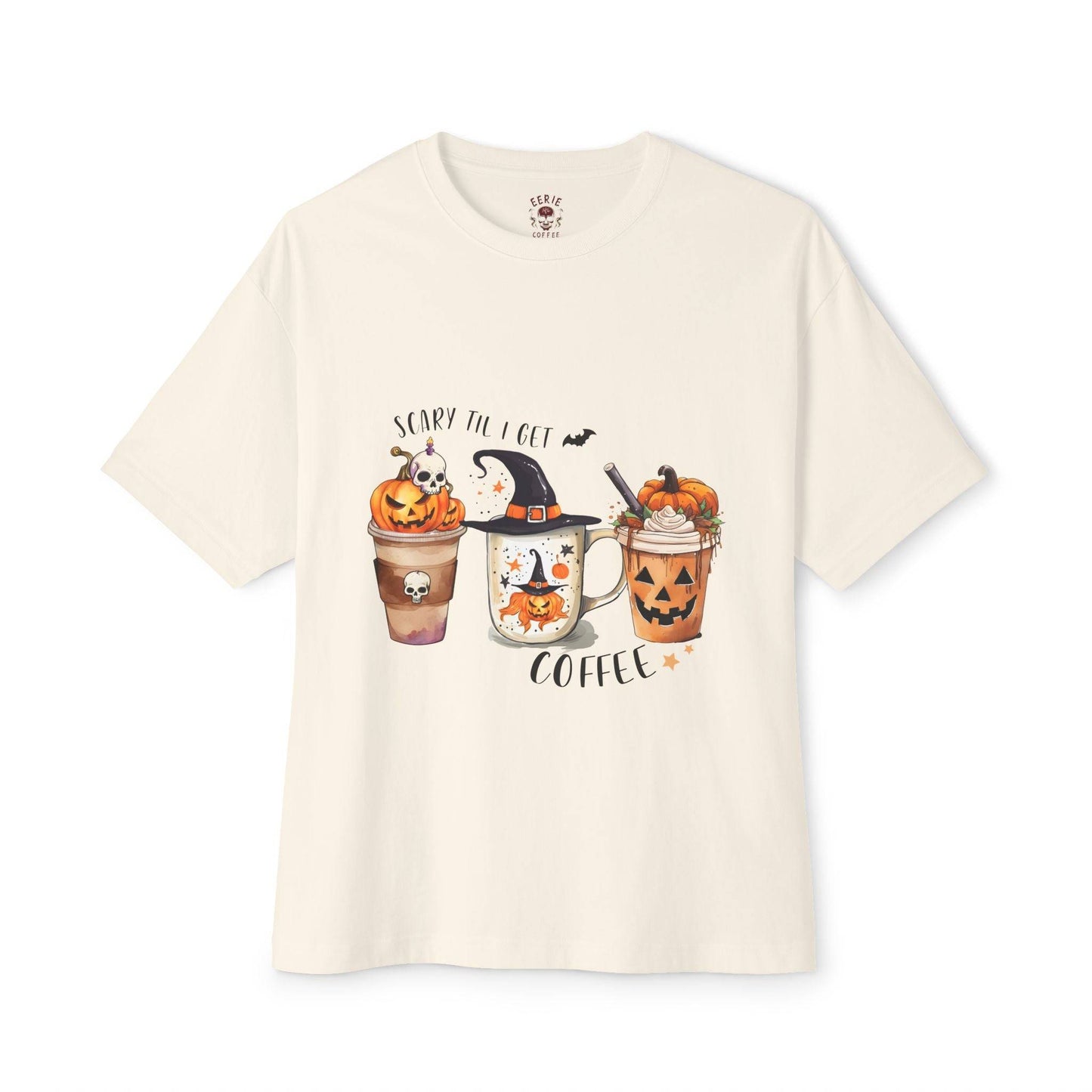 Women's Hallow Coffee Boxy Tee