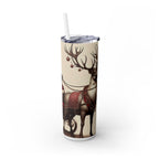 Santa Claus Christmas Skinny Tumbler.