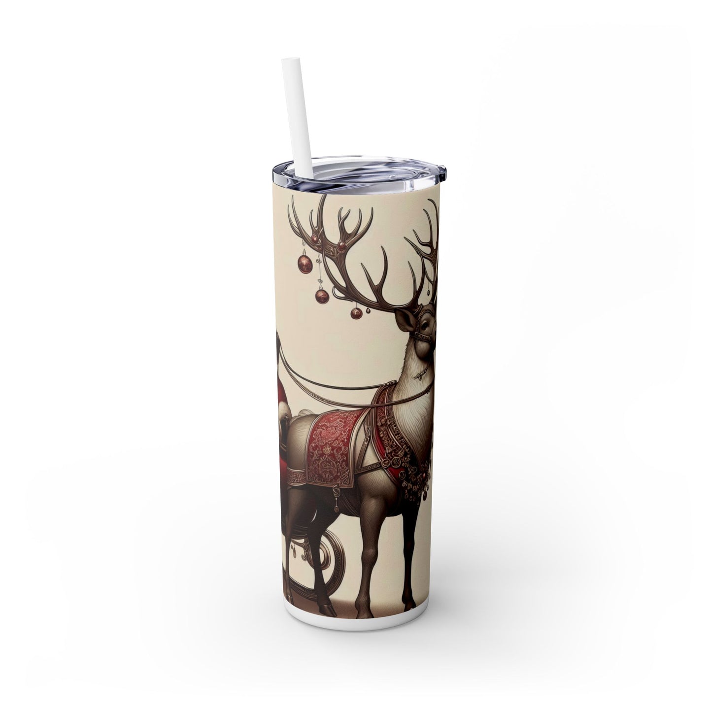 Santa Claus Christmas Skinny Tumbler