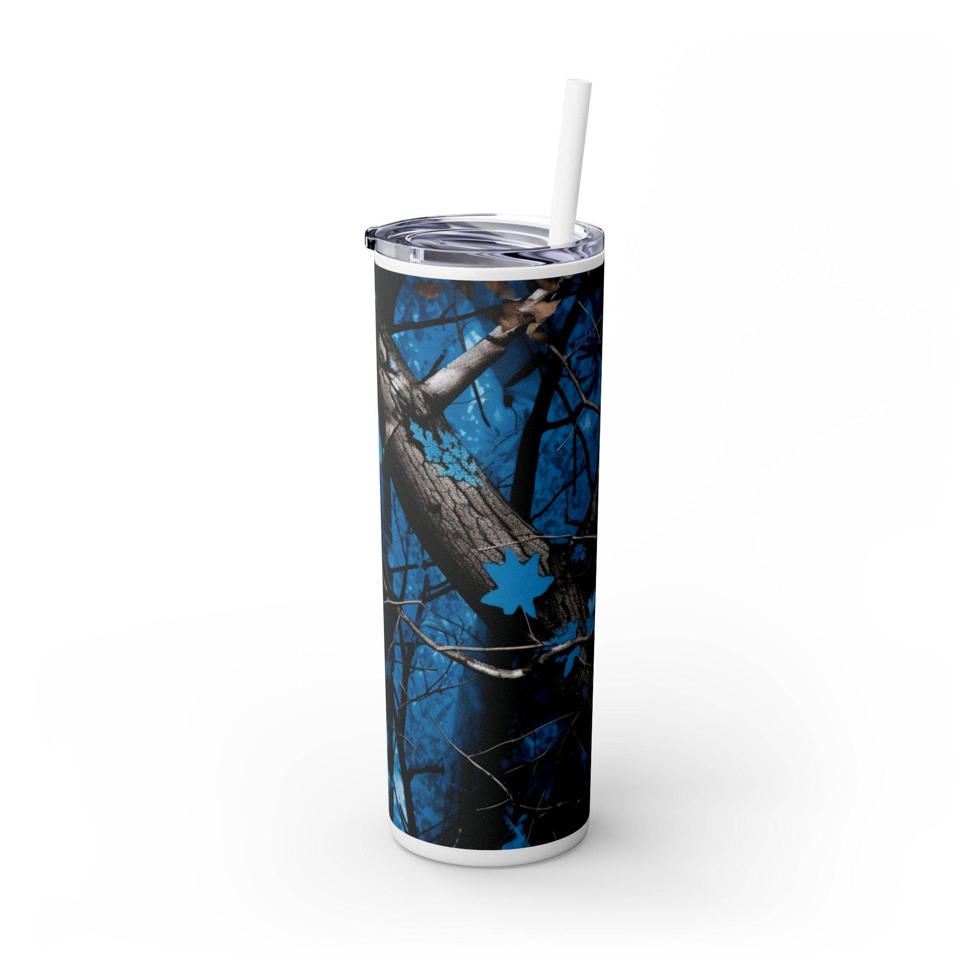 Skinny Tumbler with Straw, 20oz - Eerie Coffee Company