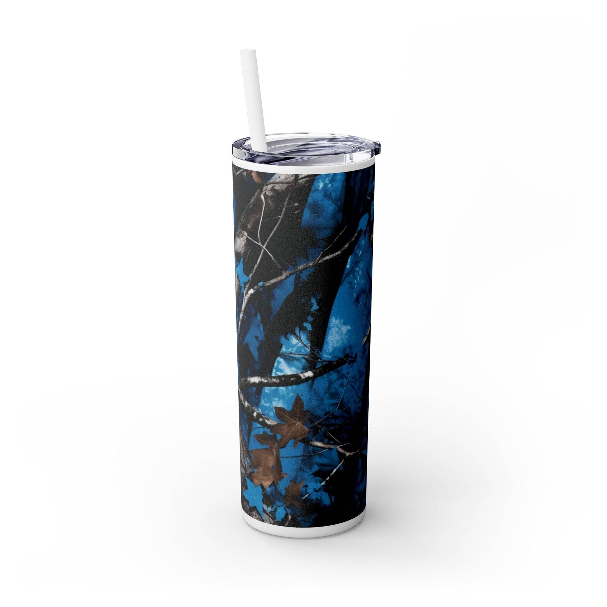 Skinny Tumbler with Straw, 20oz - Eerie Coffee Company