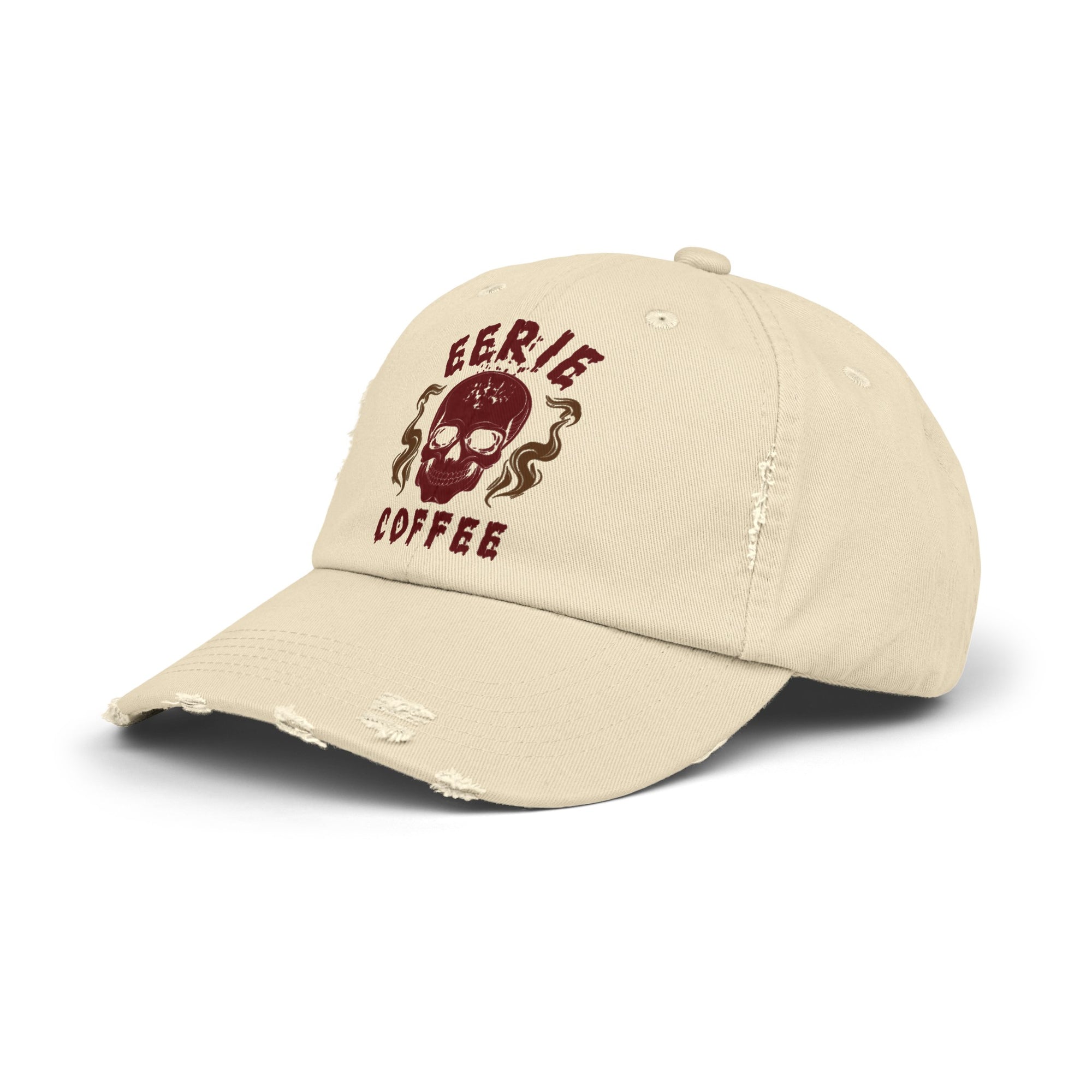 ECC branded Unisex Distressed Cap