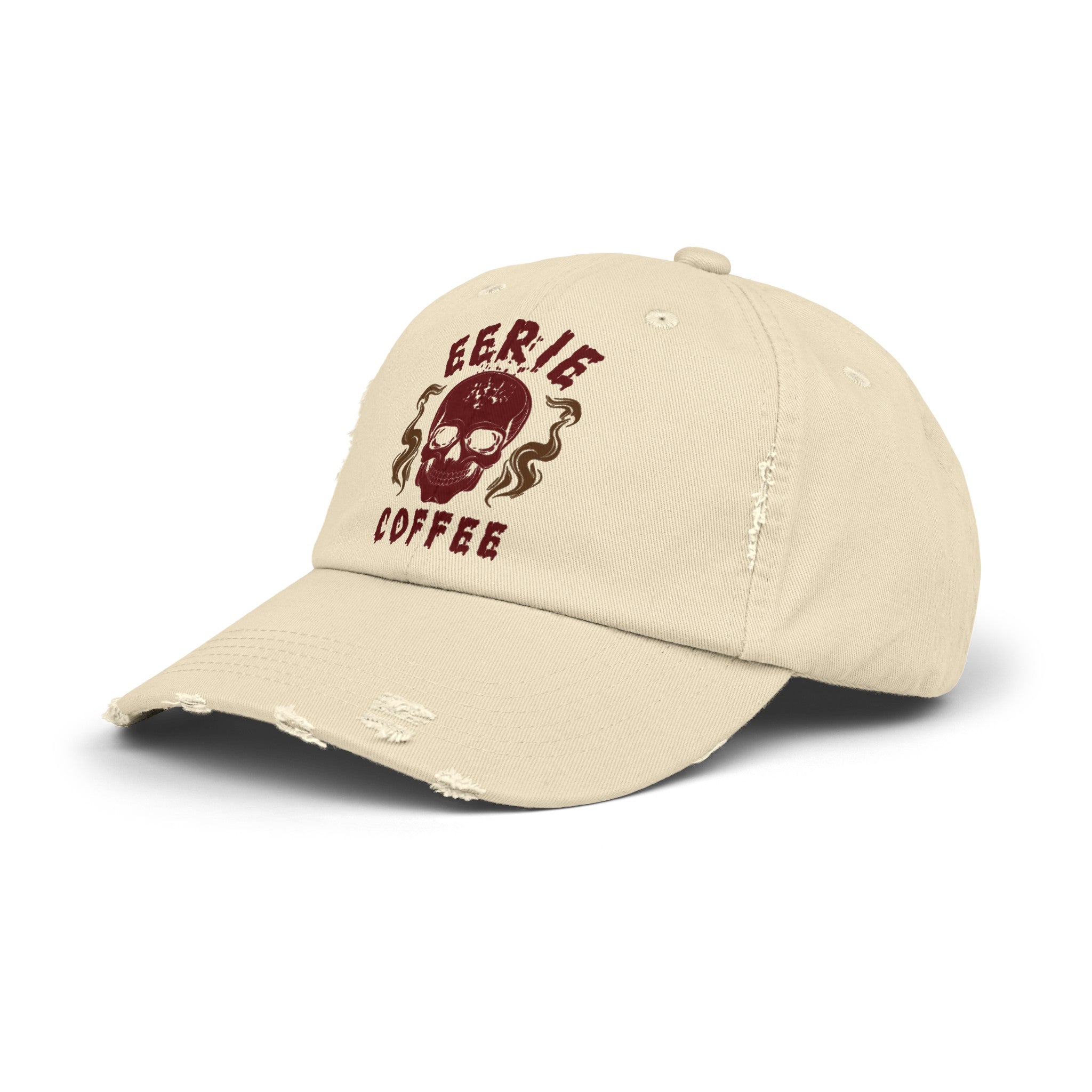 ECC branded Unisex Distressed Cap
