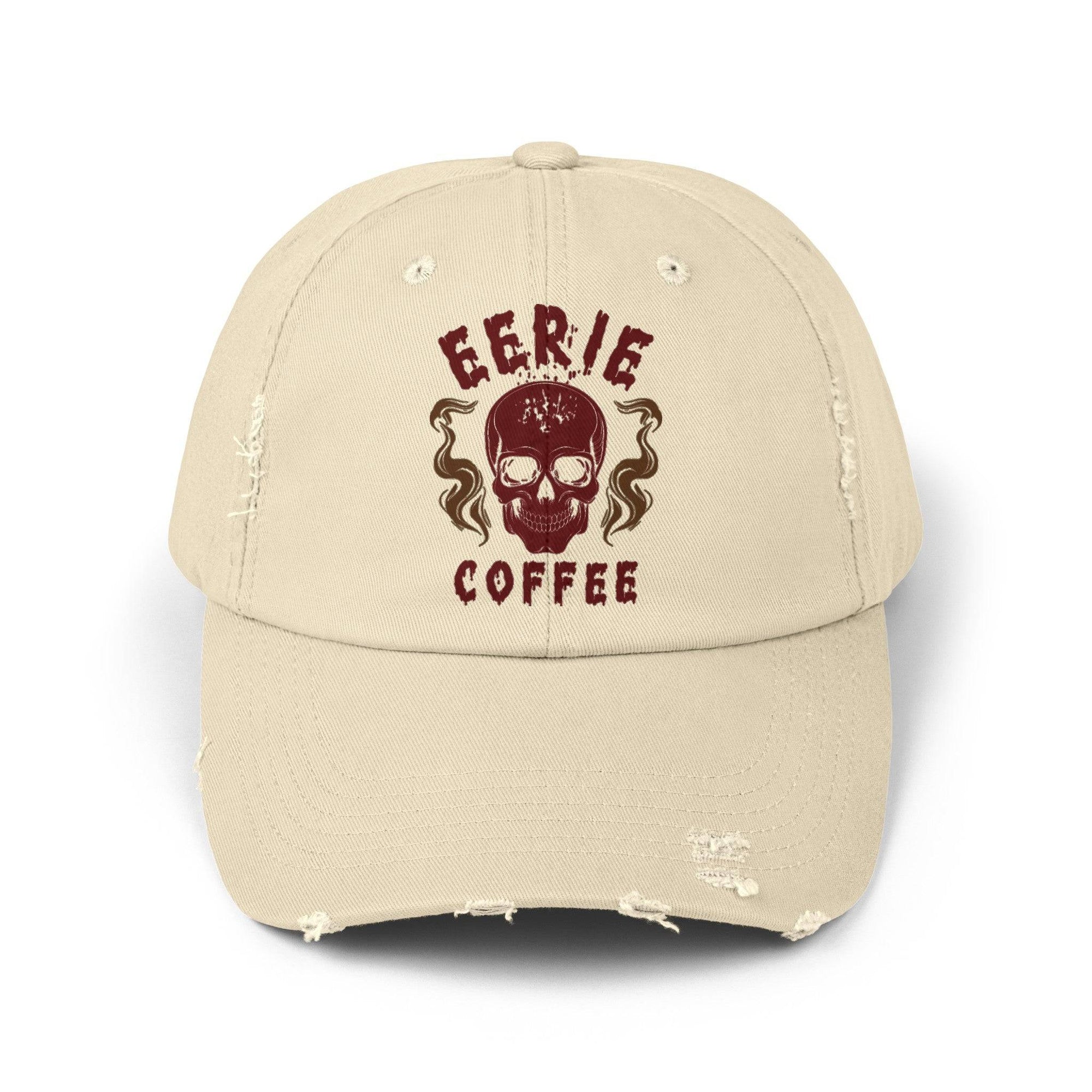 ECC branded Unisex Distressed Cap