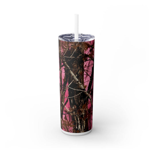 Skinny Tumbler with Straw, 20oz - Eerie Coffee Company