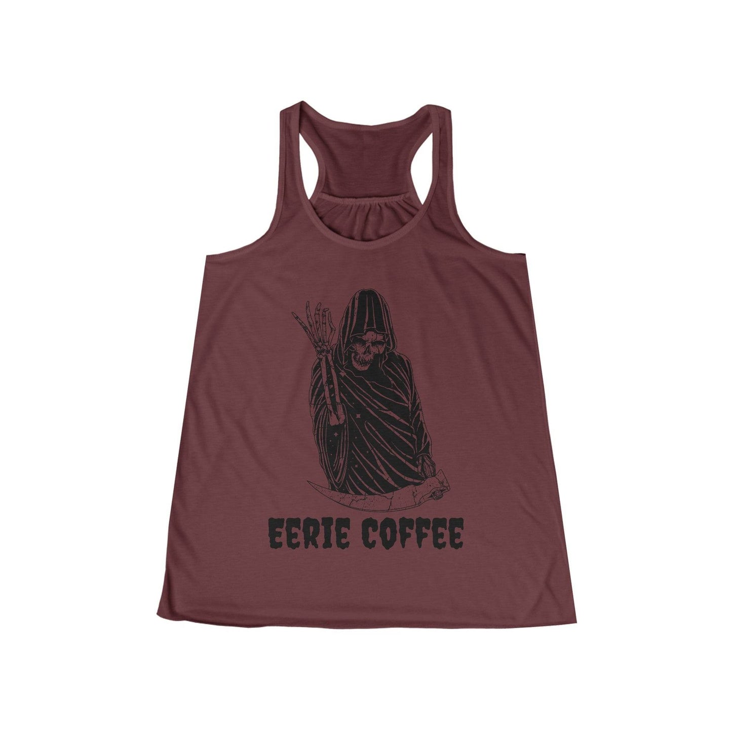 Eerie Coffee Company Women's Flowy Racerback Tank