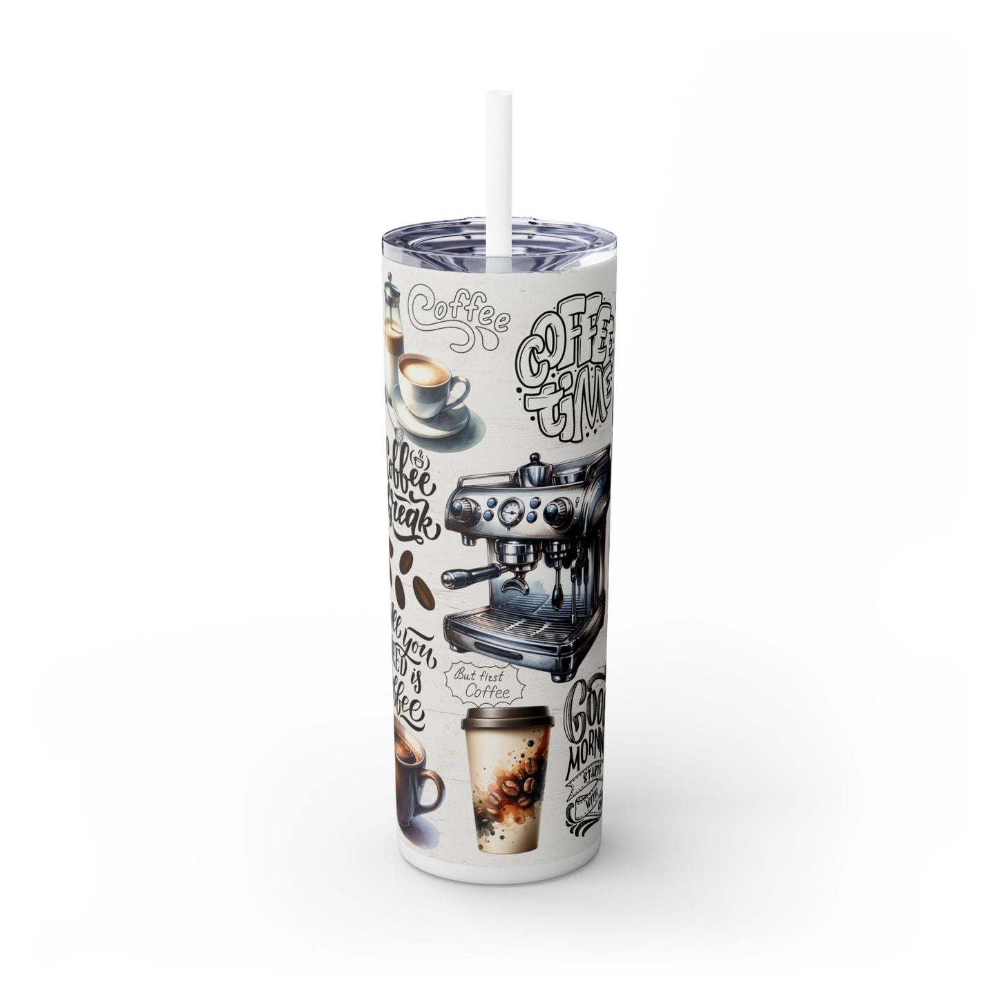 Tumbler Mug - Coffee Time Tumbler, 20oz