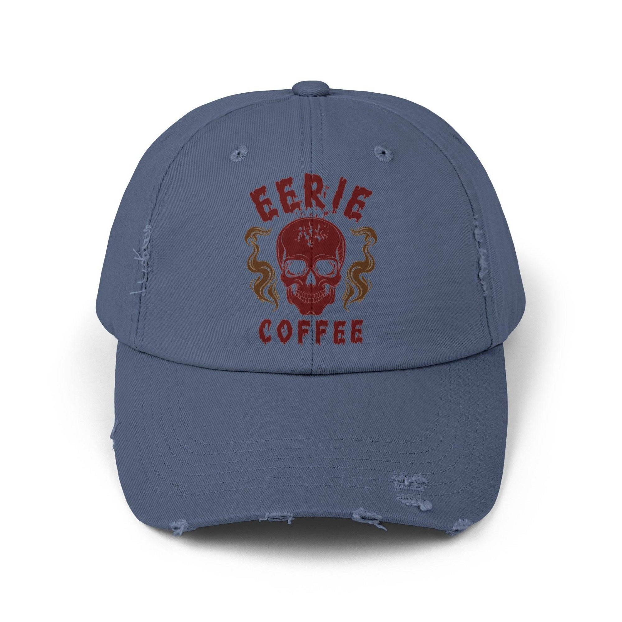 ECC branded Unisex Distressed Cap
