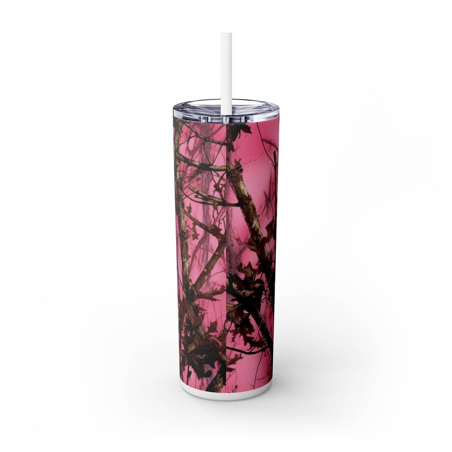 Skinny Tumbler with Straw, 20oz - Eerie Coffee Company