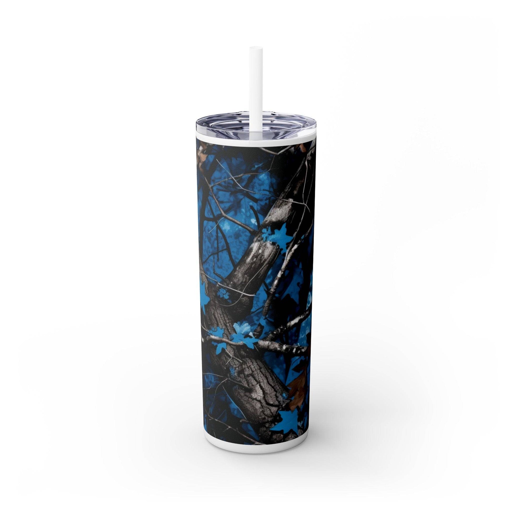 Skinny Tumbler with Straw, 20oz - Eerie Coffee Company