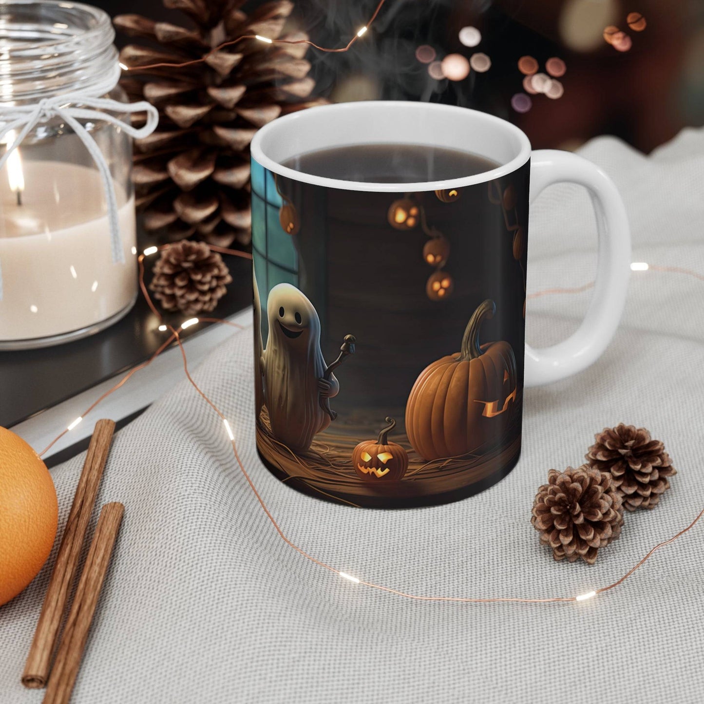 Halloween Spooky Ghost Mug