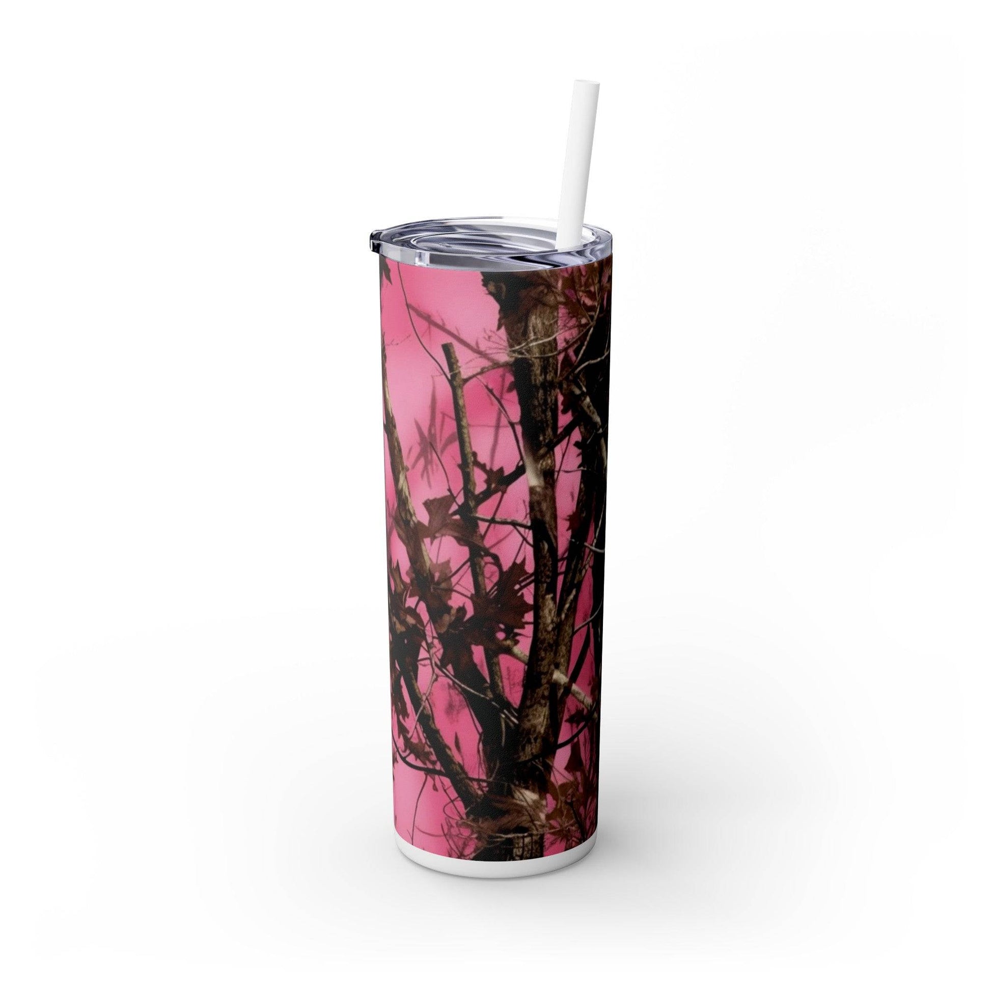 Skinny Tumbler with Straw, 20oz - Eerie Coffee Company