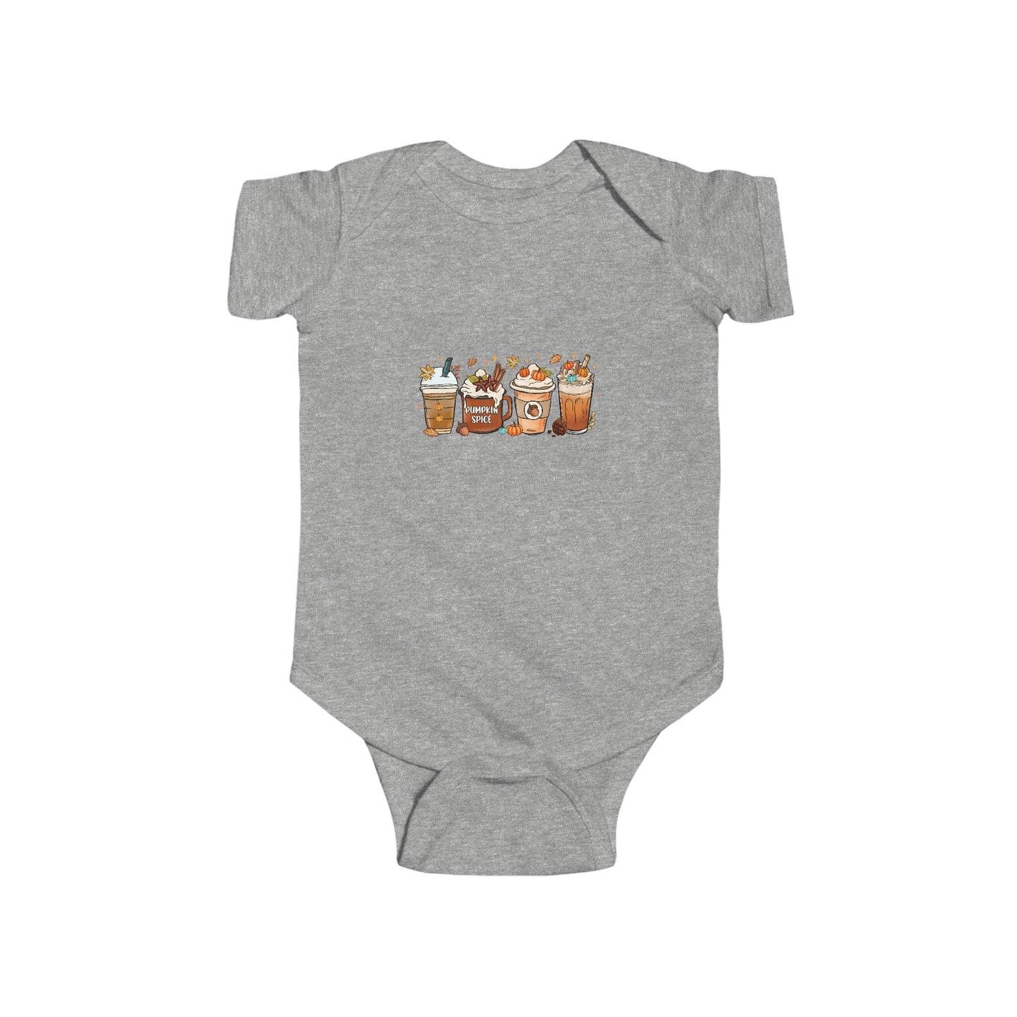 Infant Onesie - Eerie Coffee Pumpkin Spice and Latte