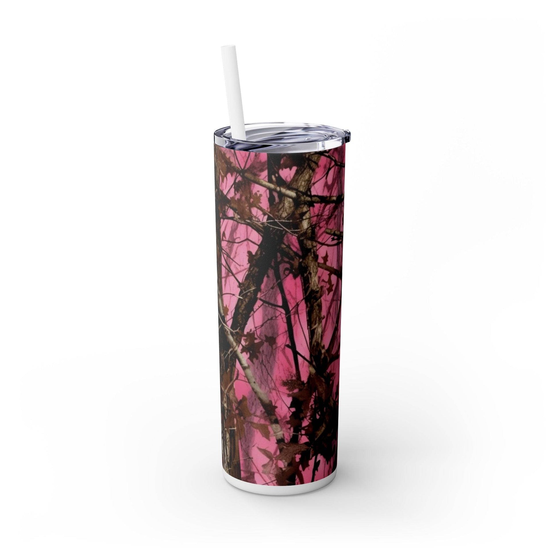 Skinny Tumbler with Straw, 20oz - Eerie Coffee Company