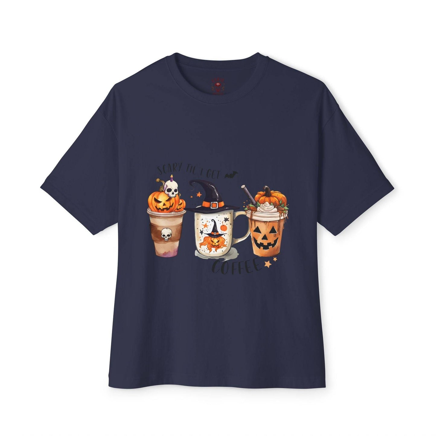 Women's Hallow Coffee Boxy Tee