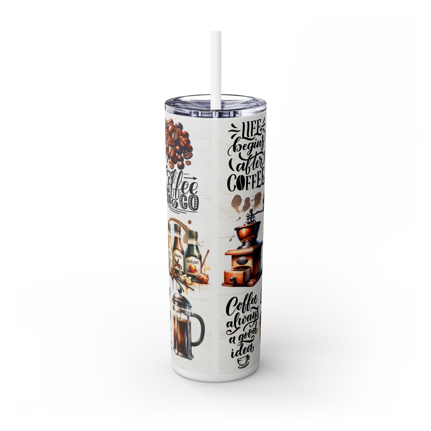 Tumbler Mug - Coffee Time Tumbler, 20oz