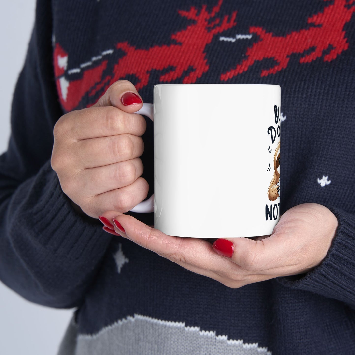 Ceramic Mug - Eerie Coffee Sloth Busy Doing Nothing