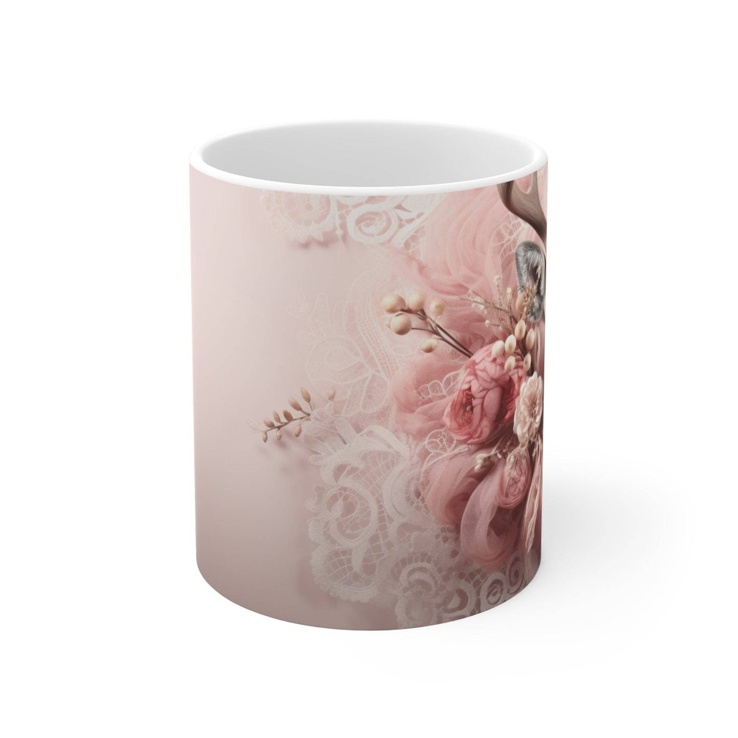 Rose Deer Mug