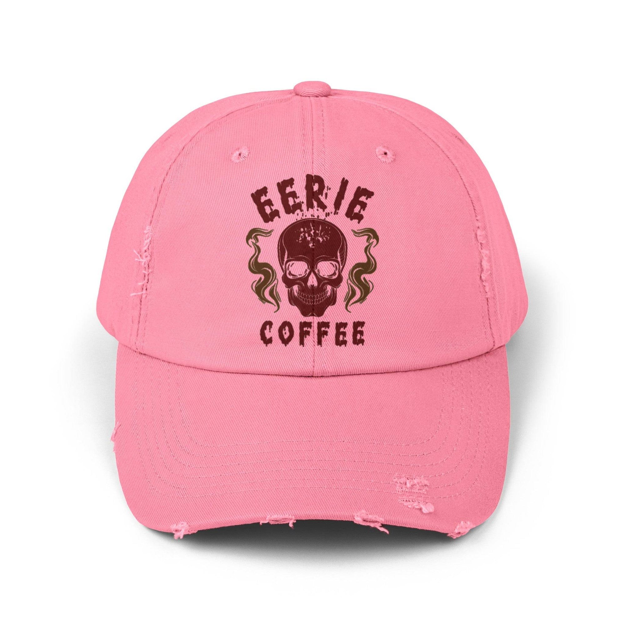 ECC branded Unisex Distressed Cap