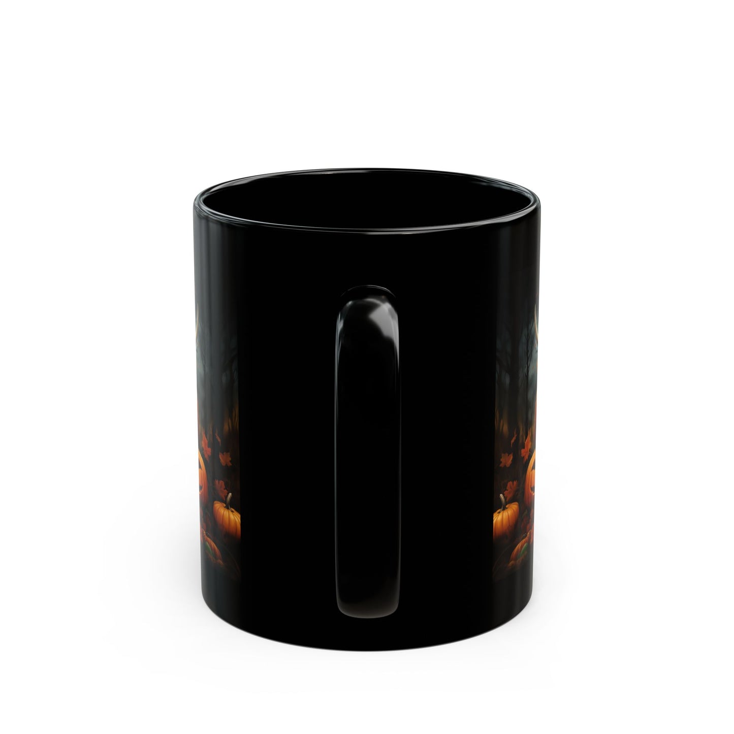 Mug - Eerie Coffee Halloween Pumpkin Patch Bull Mug