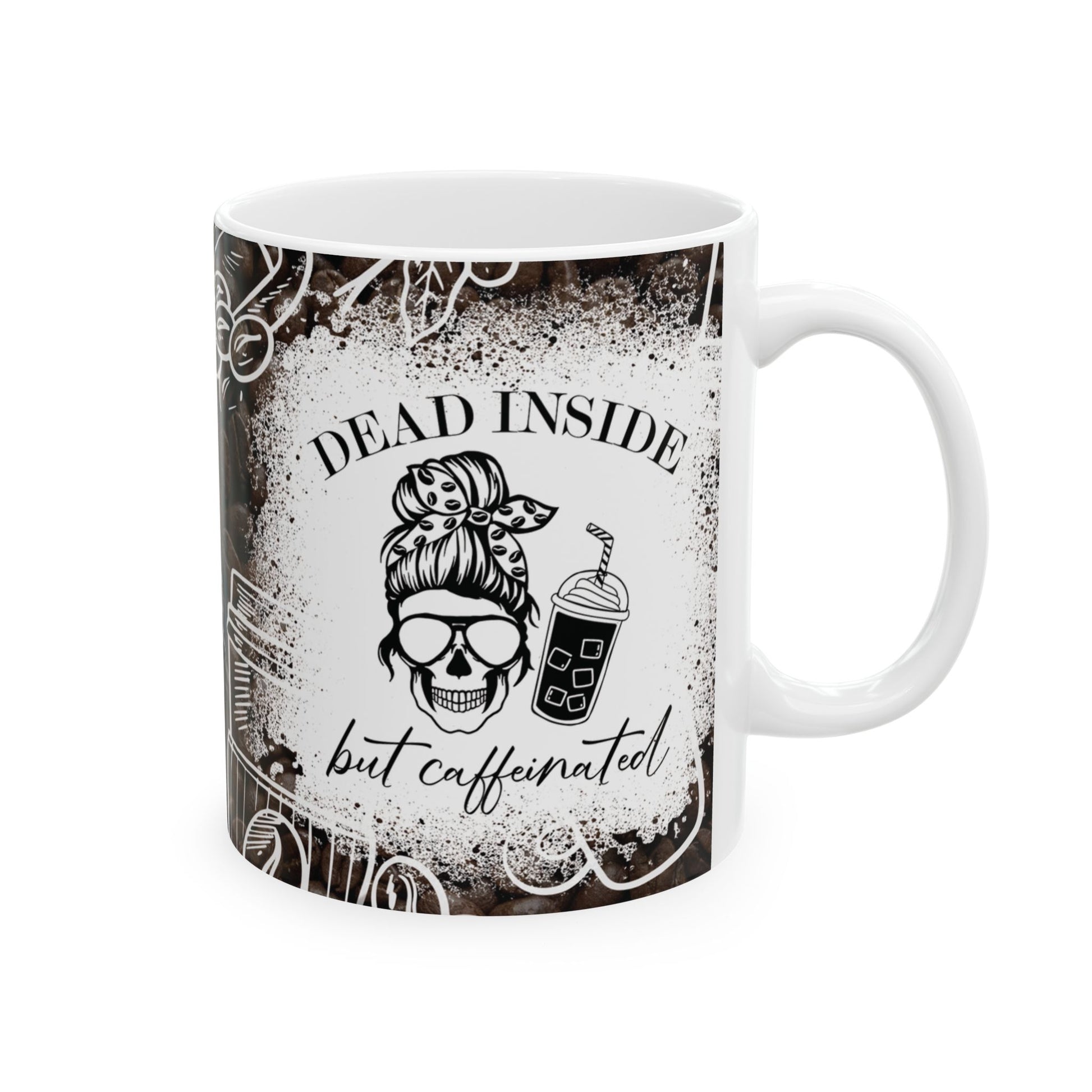 Dead Inside but Caffeinated Coffee Mug