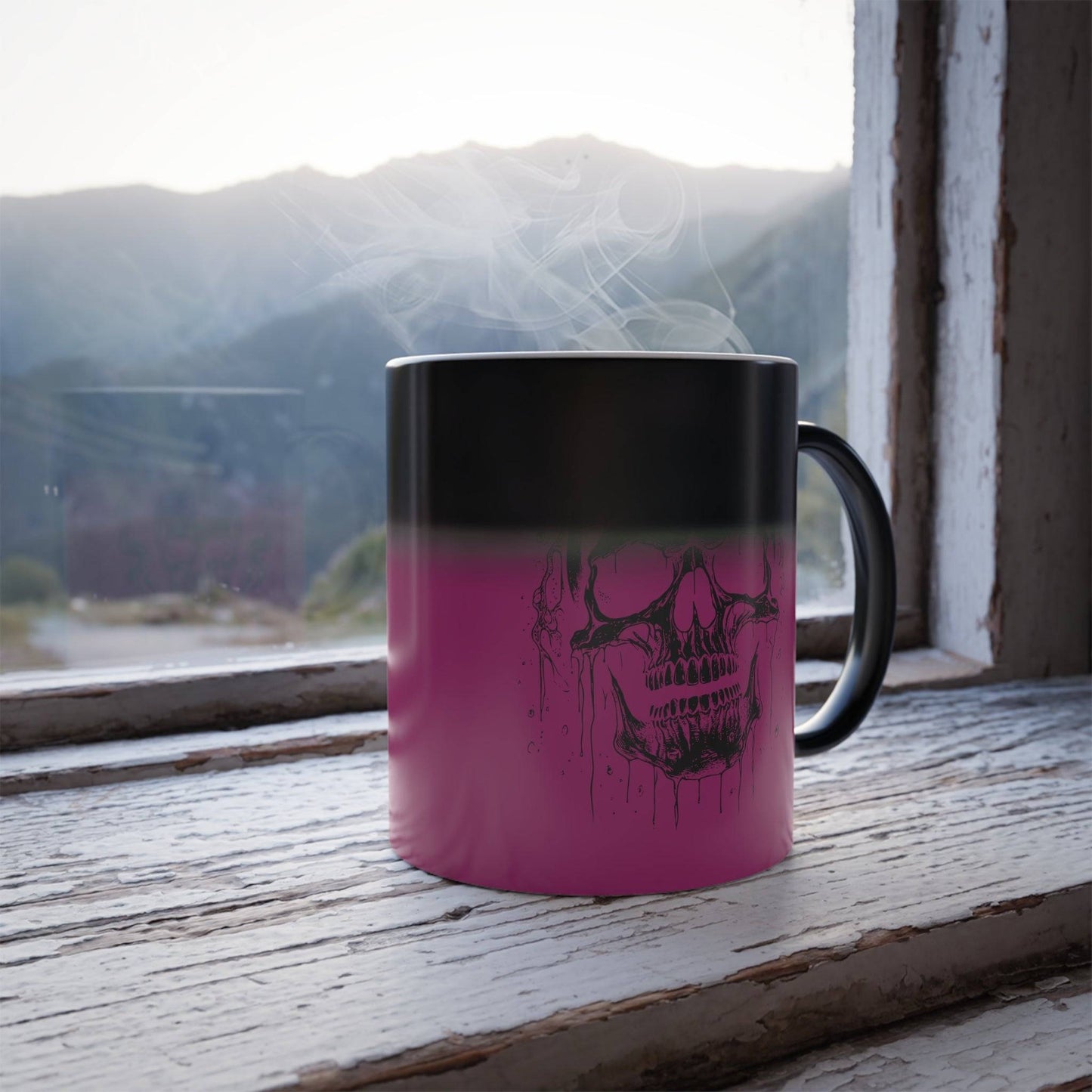 Pink Color Morphing Mug, 11oz - Eerie Coffee Company