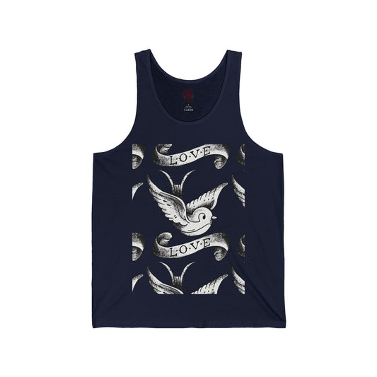 Womens Vintage Tattoo Jersey Tank