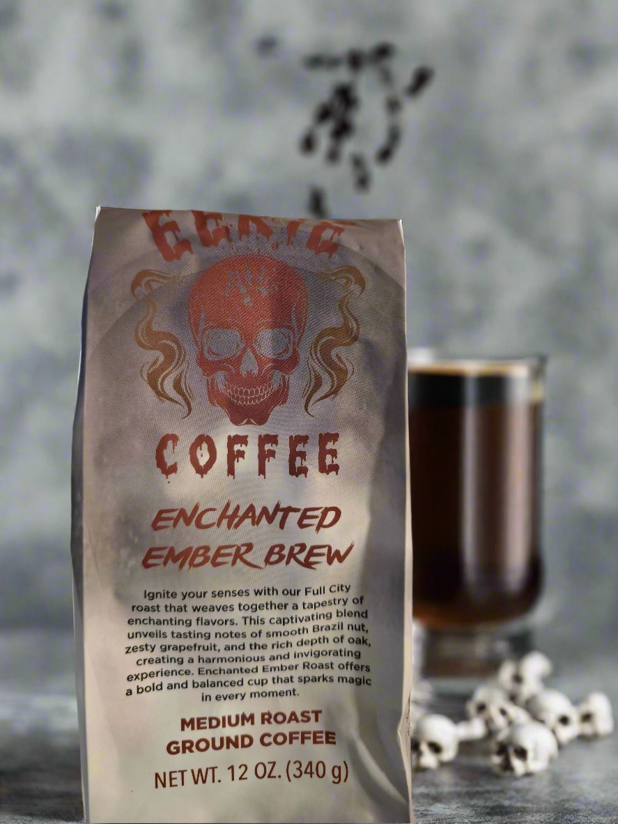 Enchanted Embers drip grind 12 oz bag of coffee