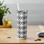 Skinny Tumbler with Straw, 20oz - Eerie Coffee Company