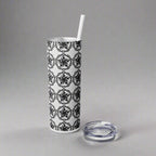 Skinny Tumbler with Straw, 20oz - Eerie Coffee Company