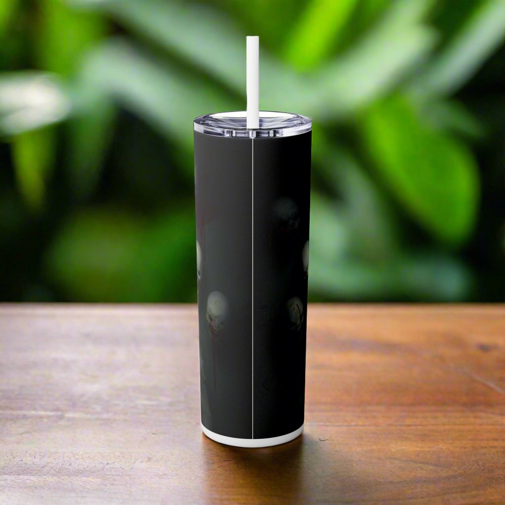 Wrath Skinny Tumbler with Straw