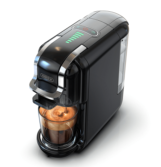 Hi-brew 5 in 1 Automatic Espresso Machine 19Bar Cold Heat Extraction.