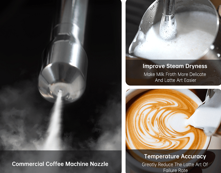 HiBrew 3-in-1 semi-automatic coffee machine