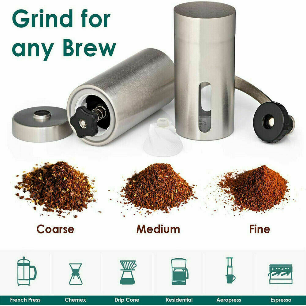 Manual Coffee Grinder - Ceramic Burr Coffee Bean Grinder