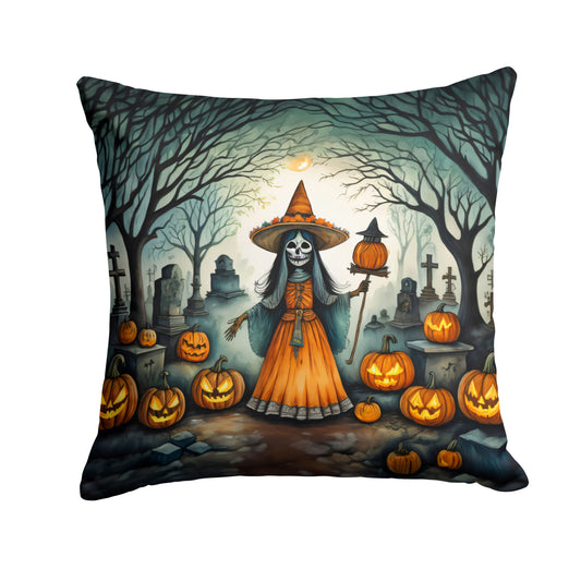 Caroline's Treasures: La Llorona Skeleton Spooky Halloween: Throw Pillow