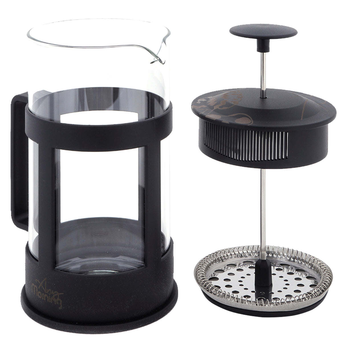 Any Morning: French Press Coffee Maker.