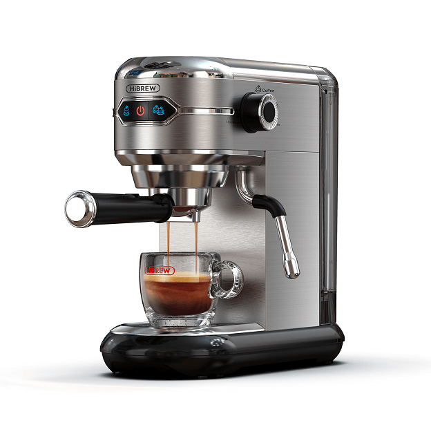HiBrew 3-in-1 semi-automatic coffee machine.
