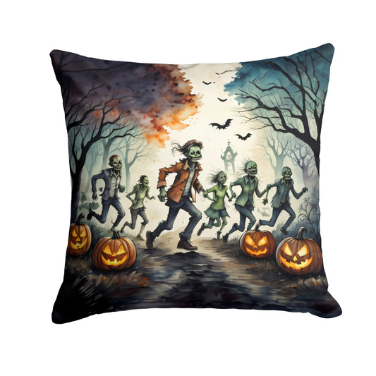 Caroline's Treasures: Zombies Spooky Halloween: Throw Pillow