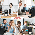 Hi-brew 5 in 1 Automatic Espresso Machine 19Bar Cold Heat Extraction.