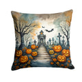 Caroline's Treasures: Marigold Spooky Halloween: Throw Pillow.