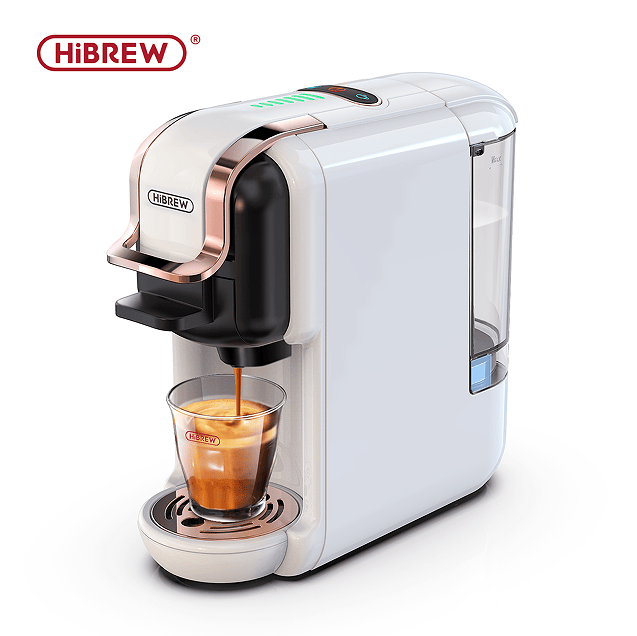 Hi-brew 5 in 1 Automatic Espresso Machine 19Bar Cold Heat Extraction