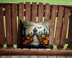 Caroline's Treasures: Marigold Spooky Halloween: Throw Pillow.